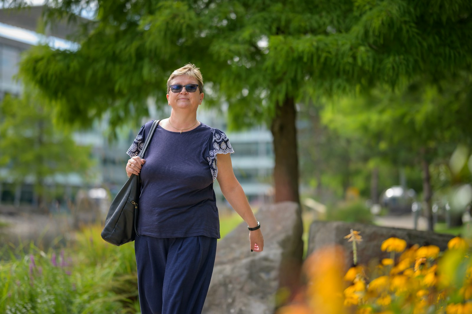 Midlife woman outdoors illustrating new CagriSema weight loss research in women and menopause